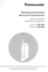 Panasonic EW1000 Manual De Instrucciones