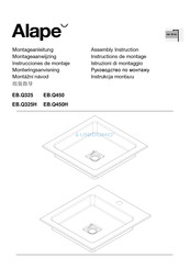 Alape EB.Q450 Instrucciones De Montaje