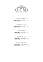 LCN BeautyPad Pro 3.0 Instrucciones De Uso