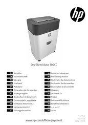 HP OneShred Auto 100CC Manual De Instrucciones