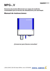 ZIEHL-ABEGG MPG-V Serie Manual De Instrucciones