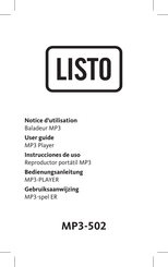 Listo MP3-502 Instrucciones De Uso