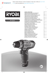 Ryobi R12DD-LL13S Traducción De Las Instrucciones Originales