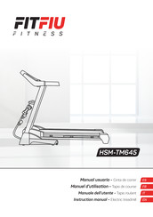 FITFIU FITNESS HSM-TM645 Manual Del Usuario