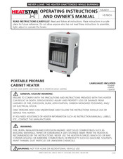 HeatStar HS 18CH Instrucciones De Uso Y Manual Del Usuario