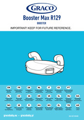 Graco Booster Max R129 Manual Del Propietário