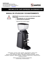 Santos 59 Manual De Utilización Y De Mantenimiento