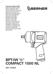 Berner BPT-IW Instrucciones De Manejo