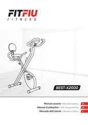 FITFIU FITNESS BEST-X2000 Manual Del Usuario