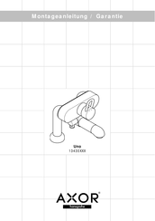 Hansgrohe AXOR Uno 13430 Serie Instrucciones De Montaje