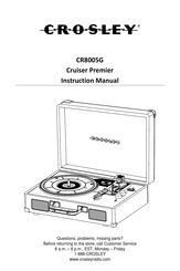 Crosley Cruiser Premier Manual De Instrucciones