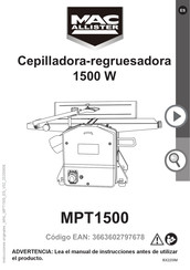 Mac allister MPT1500 Manual Del Usuario