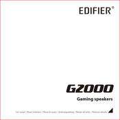 EDIFIER G2000 Manual De Usuario