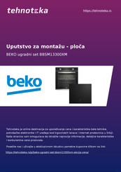 Beko BBSM13300XM Instrucciones De Instalación