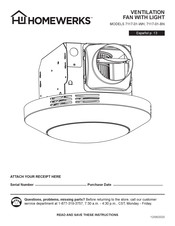 Homewerks 7117-01-BN Manual Del Usuario