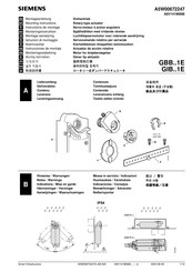 Siemens GIB 1E Serie Instrucciones De Montaje