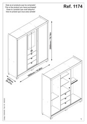 CARRARO Moveis 1174 Instrucciones De Montaje