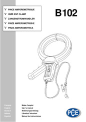 PCE Instruments B102 Manual De Instrucciones