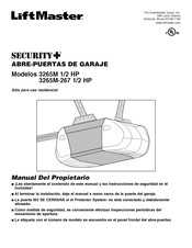 Chamberlain Group LiftMaster Security+ 3265M-267 Manual Del Propietário