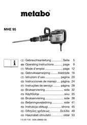 Metabo MHE 95 Instrucciones De Manejo