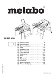 Metabo 091 005 3205 Manual Del Usuario