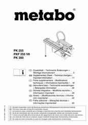 Metabo PK 300 Manual Del Usuario