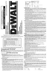 DeWalt DW897 Manual De Instrucciones