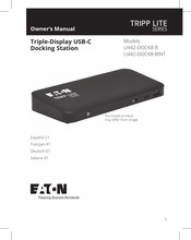 Eaton TRIPP LITE U442-DOCK8-B Manual Del Propietário