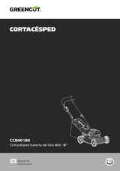 Greencut CCB40180 Manual De Instrucciones