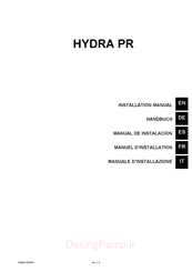 Injecta HYDRA PR Manual De Instalación