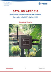 Omicron DATALOG X-PRO 2.0 Manual Del Usuario