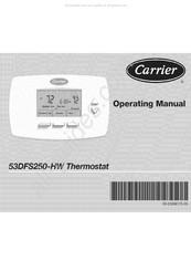 Carrier 53DFS250-HW Manual De Operación