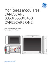 GE CARESCAPE B850 Guía De Referencia