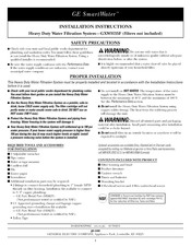 GE GXWH35F Instrucciones De Instalación
