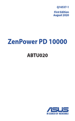 Asus ZenPower PD 10000 Manual Del Usuario