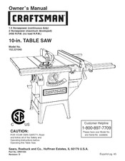 Craftsman 152.221040 Manual Del Propietário