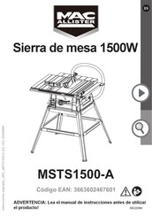 Mac allister MSTS1500-A Manual Del Usuario