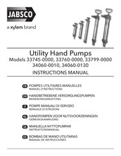 Xylem JABSCO 34060-0010 Manual De Instrucciones