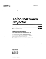 Sony KP-61V75 Manual De Instrucciones