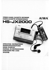 Aiwa HS-JX2000 Manual De Instrucciones