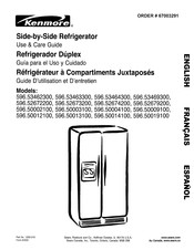 Kenmore 596.50009100 Guía Para El Uso Y Cuidado