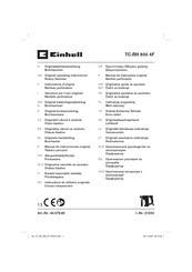 EINHELL 42.579.80 Manual De Instrucciones Original