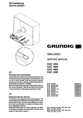 Grundig CUC 1880 Manual De Servicio