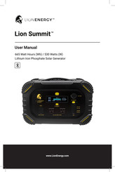 Lion Energy Lion Summit 50170208 Manual Del Usuario