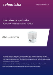 Rowenta AQUA BOOST HU4020 Manual Del Usuario