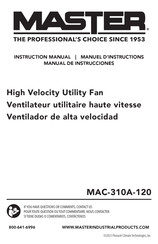 Master MAC-310A-120 Manual De Instrucciones