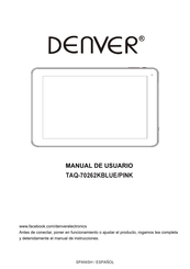 Denver TAQ-70262KPINK Manual De Usuario