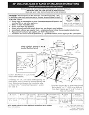 Electrolux EW30DS65GB4 Instrucciones De Instalación