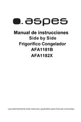 Aspes AFA1182X Manual De Instrucciones