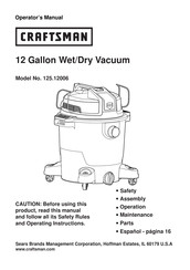 Craftsman 125.12006 Manual Del Operador